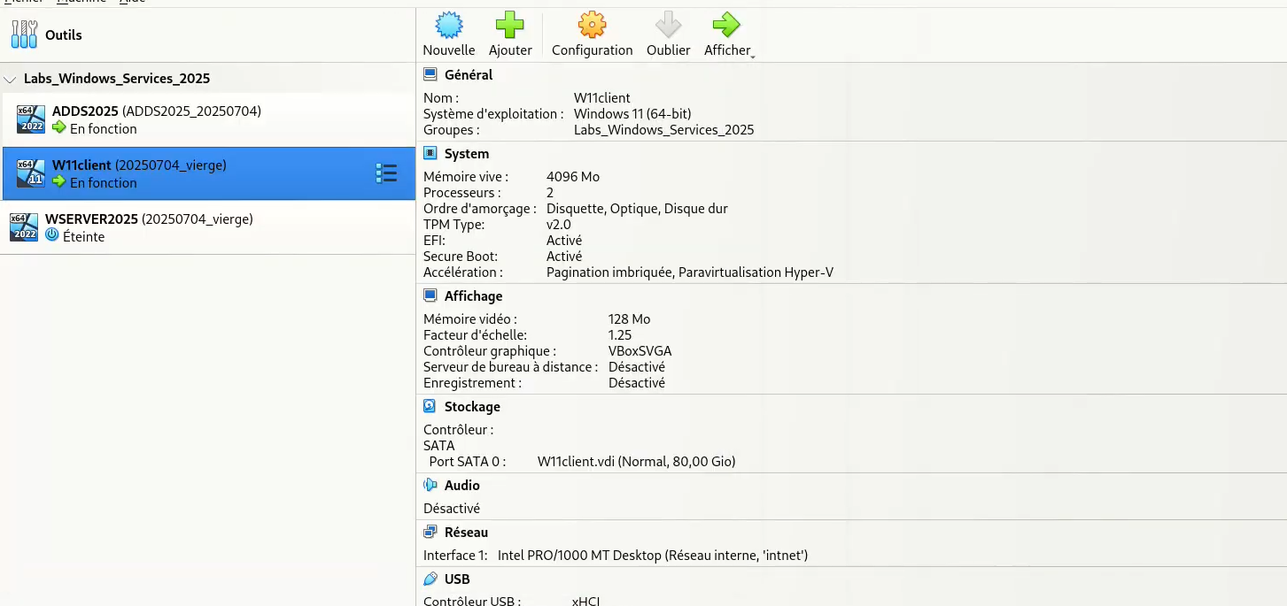 Groupe Labo VirtualBox